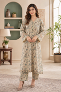 Lawn 3Pcs Printed Embroidered Suit