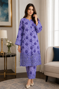 3 PCs Women Unstitched Printed Suit