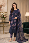 Swiss Lawn Suit With Aari Embroidered Chiffon Dupatta