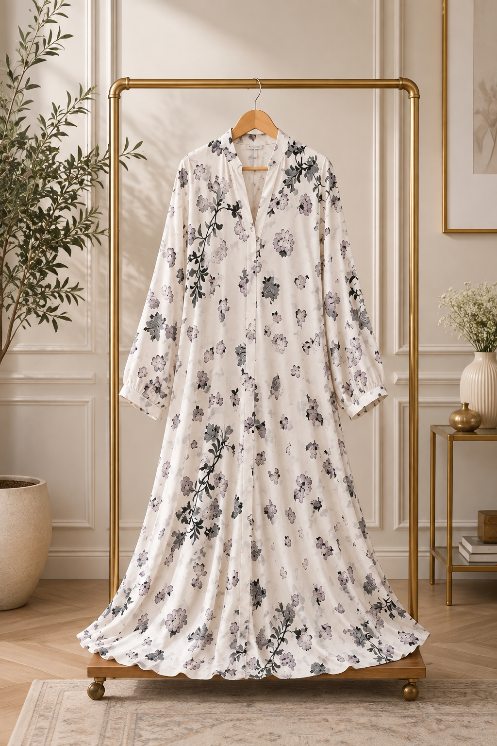 Georgette Printed Classic Abaya
